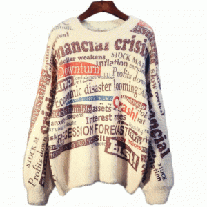 2019 Custom Imitatie Nertsen Wol Winter Losse Lantaarn Mouw Dames Pullover Knitwear Sweater